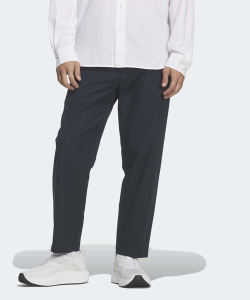 adidas（アディダス）の「プレミアム レギュラーフィット テーラードパンツ / アディダス adidas（スラックス・メンズ・ブルー/ブラック・X-SMALL/X-LARGE/SMALL/MEDIUM/LARGE/3XL/XX-LARGE）」の2枚目の写真