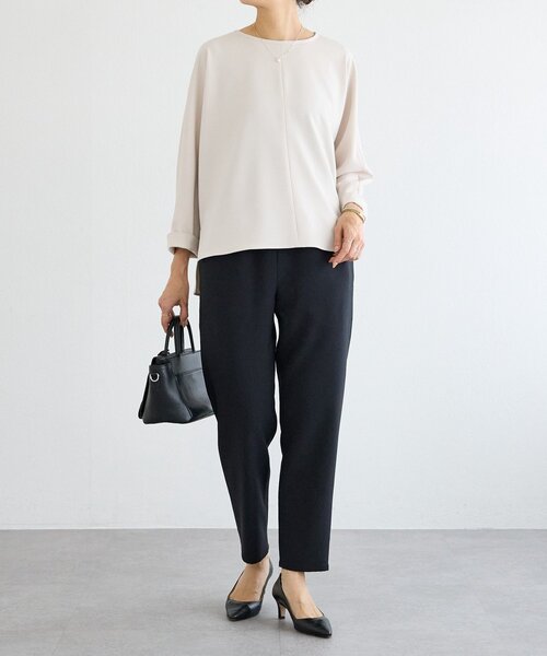 LIVETART（リヴェタート）の「《LIVETART》ウエストリブスリムパンツ（その他パンツ・レディース・ブラック/ネイビー・1/0/2）」の7枚目の写真