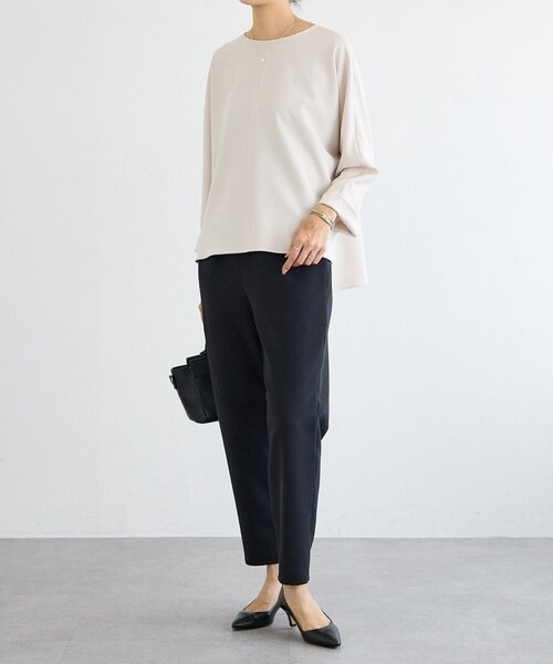 LIVETART（リヴェタート）の「《LIVETART》ウエストリブスリムパンツ（その他パンツ・レディース・ブラック/ネイビー・1/0/2）」の8枚目の写真