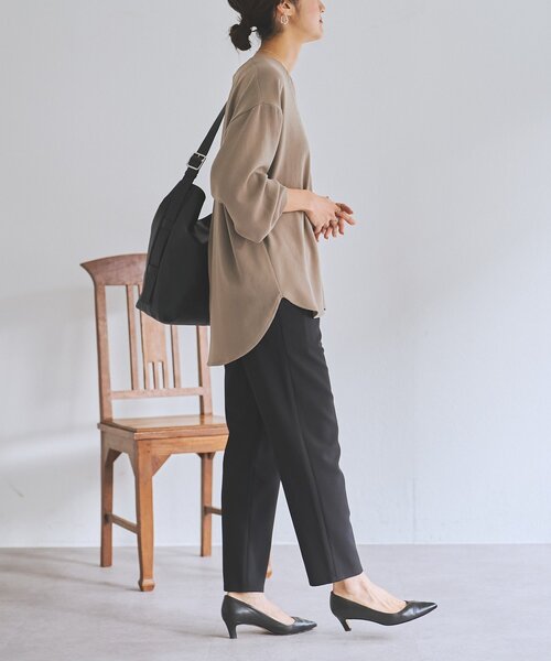 LIVETART（リヴェタート）の「《LIVETART》ウエストリブスリムパンツ（その他パンツ・レディース・ブラック/ネイビー・1/0/2）」の20枚目の写真