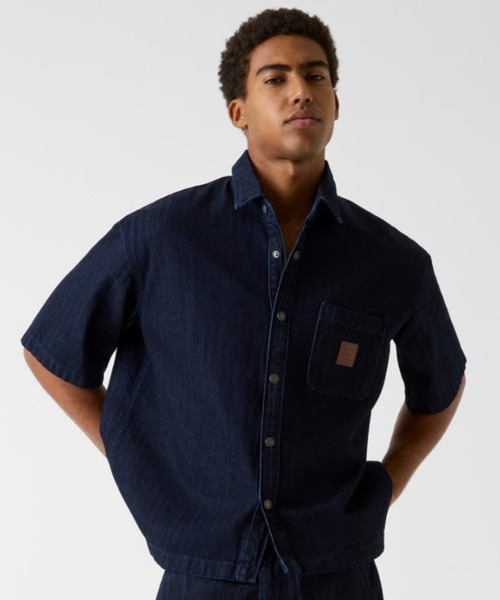 GUESS JEANS Oversize Crop Short Sleeves Shirt 半袖シャツ | GUESS