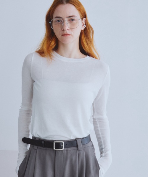 Auntie Rosa Holiday（アンティローザホリデー）の「リアルレザースクエアバックルベルト（ベルト・レディース・ブラック・FREE）」の5枚目の写真