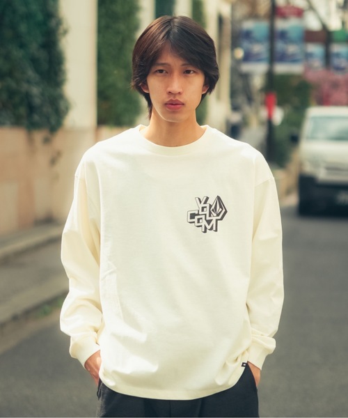 VOLCOM(ボルコム)の「VOLCOM メンズ BACK GRAPHIC LS TEE ロンT 【2026年春夏モデル】(Tシャツ/カットソー・メンズ・ブラック/オフホワイト/ブルー系その他・SMALL/X-LARGE/MEDIUM/LARGE)」の15枚目の写真