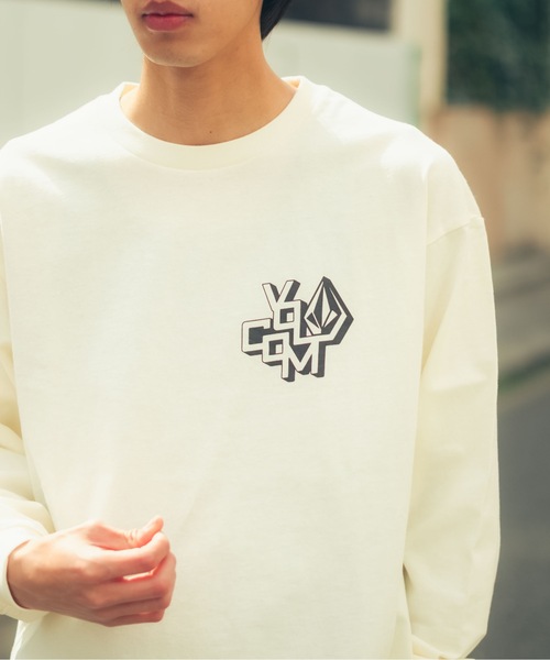 VOLCOM(ボルコム)の「VOLCOM メンズ BACK GRAPHIC LS TEE ロンT 【2026年春夏モデル】(Tシャツ/カットソー・メンズ・ブラック/オフホワイト/ブルー系その他・SMALL/X-LARGE/MEDIUM/LARGE)」の18枚目の写真