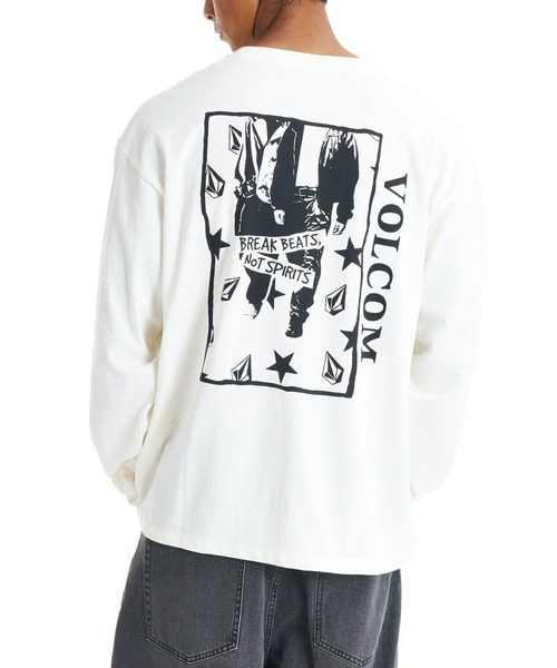 VOLCOM(ボルコム)の「VOLCOM メンズ BACK GRAPHIC LS TEE ロンT 【2026年春夏モデル】(Tシャツ/カットソー・メンズ・ブラック/オフホワイト/ブルー系その他・SMALL/X-LARGE/MEDIUM/LARGE)」の5枚目の写真