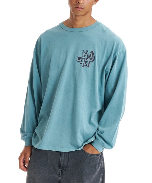 VOLCOM(ボルコム)の「VOLCOM メンズ BACK GRAPHIC LS TEE ロンT 【2026年春夏モデル】(Tシャツ/カットソー・メンズ・ブラック/オフホワイト/ブルー系その他・SMALL/X-LARGE/MEDIUM/LARGE)」の8枚目の写真