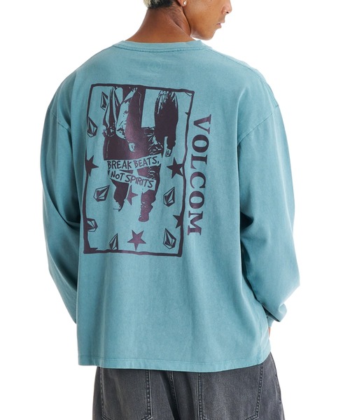 VOLCOM(ボルコム)の「VOLCOM メンズ BACK GRAPHIC LS TEE ロンT 【2026年春夏モデル】(Tシャツ/カットソー・メンズ・ブラック/オフホワイト/ブルー系その他・SMALL/X-LARGE/MEDIUM/LARGE)」の9枚目の写真