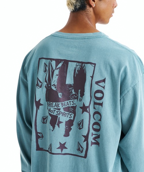 VOLCOM(ボルコム)の「VOLCOM メンズ BACK GRAPHIC LS TEE ロンT 【2026年春夏モデル】(Tシャツ/カットソー・メンズ・ブラック/オフホワイト/ブルー系その他・SMALL/X-LARGE/MEDIUM/LARGE)」の11枚目の写真