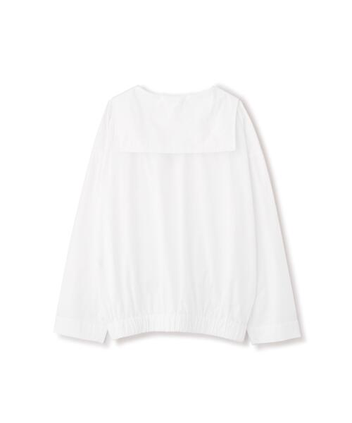 MHL.（エムエイチエル）の「GARMENT DYE COTTON SHIRTING（シャツ/ブラウス・レディース・グリーン/ホワイト・2/1）」の18枚目の写真