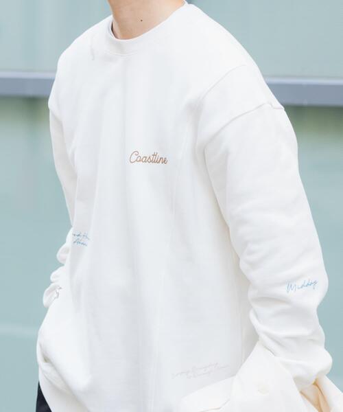 ITEMS URBANRESEARCH(アイテムズ アーバンリサーチ)の「ランダムプリント スウェットプルオーバー(スウェット・メンズ・ホワイト/ブラック/グレー・MEDIUM/LARGE)」の15枚目の写真