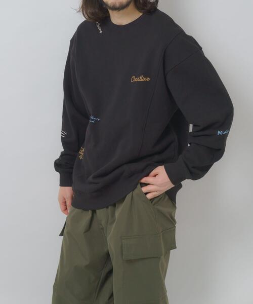 ITEMS URBANRESEARCH(アイテムズ アーバンリサーチ)の「ランダムプリント スウェットプルオーバー(スウェット・メンズ・ホワイト/ブラック/グレー・MEDIUM/LARGE)」の8枚目の写真