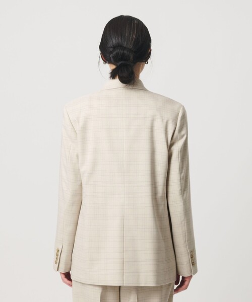 BEAUTY&YOUTH UNITED ARROWS(ビューティーアンドユースユナイテッドアローズ)の「ポリエステルブレンド チェック テーラードジャケット(テーラードジャケット・レディース・ベージュ・S/M)」の8枚目の写真