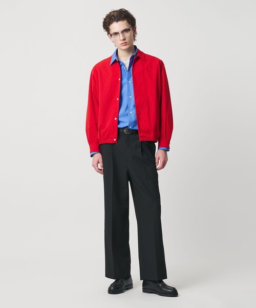 BEAUTY&YOUTH UNITED ARROWS（ビューティーアンドユースユナイテッドアローズ）の「ハイデンシティ シャツ ブルゾン（ブルゾン・メンズ・コバルトブルー/レッド・L/S/XL/M）」の3枚目の写真