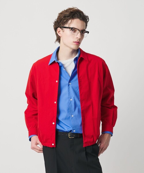 BEAUTY&YOUTH UNITED ARROWS（ビューティーアンドユースユナイテッドアローズ）の「ハイデンシティ シャツ ブルゾン（ブルゾン・メンズ・コバルトブルー/レッド・L/S/XL/M）」の4枚目の写真