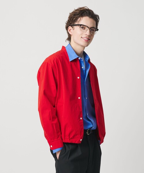 BEAUTY&YOUTH UNITED ARROWS（ビューティーアンドユースユナイテッドアローズ）の「ハイデンシティ シャツ ブルゾン（ブルゾン・メンズ・コバルトブルー/レッド・L/S/XL/M）」の5枚目の写真