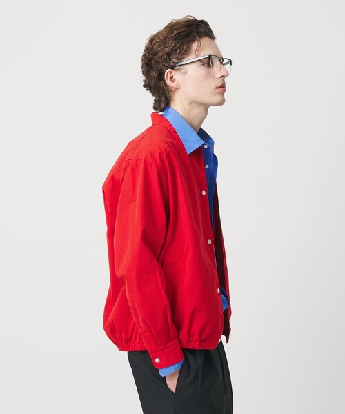 BEAUTY&YOUTH UNITED ARROWS（ビューティーアンドユースユナイテッドアローズ）の「ハイデンシティ シャツ ブルゾン（ブルゾン・メンズ・コバルトブルー/レッド・L/S/XL/M）」の6枚目の写真