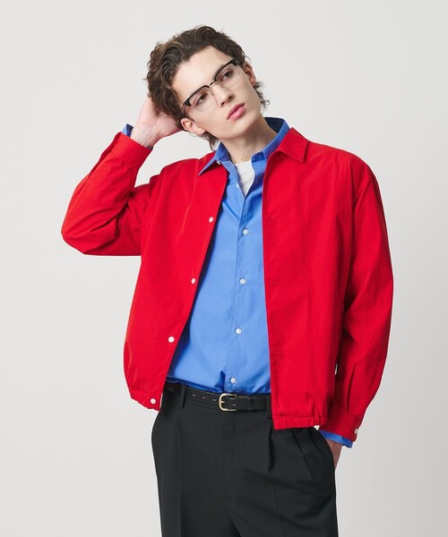 BEAUTY&YOUTH UNITED ARROWS（ビューティーアンドユースユナイテッドアローズ）の「ハイデンシティ シャツ ブルゾン（ブルゾン・メンズ・コバルトブルー/レッド・L/S/XL/M）」の7枚目の写真