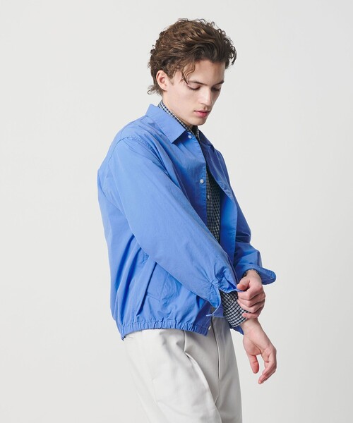 BEAUTY&YOUTH UNITED ARROWS（ビューティーアンドユースユナイテッドアローズ）の「ハイデンシティ シャツ ブルゾン（ブルゾン・メンズ・コバルトブルー/レッド・L/S/XL/M）」の9枚目の写真