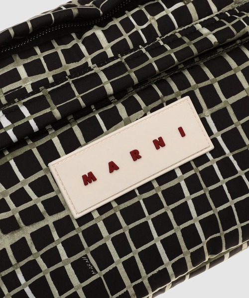 MARNI（マルニ）の「CHECKED PUFF / ボディバッグ（ボディバッグ/ウエストポーチ・メンズ・ブラック系その他・ONE SIZE）」の4枚目の写真