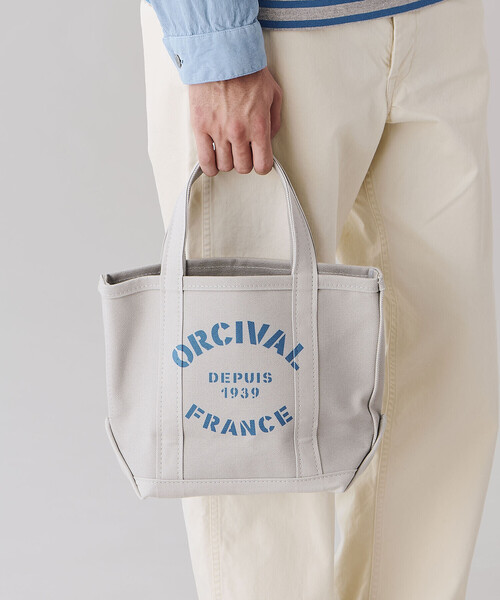 ORCIVAL（オーシバル）の「ORCIVAL | プリント キャンバストートバッグ 小 UNISEX（トートバッグ・レディース・グレー系その他/ホワイト系その他5・-）」の14枚目の写真