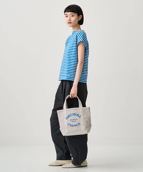 ORCIVAL（オーシバル）の「ORCIVAL | プリント キャンバストートバッグ 小 UNISEX（トートバッグ・レディース・グレー系その他/ホワイト系その他5・-）」の17枚目の写真