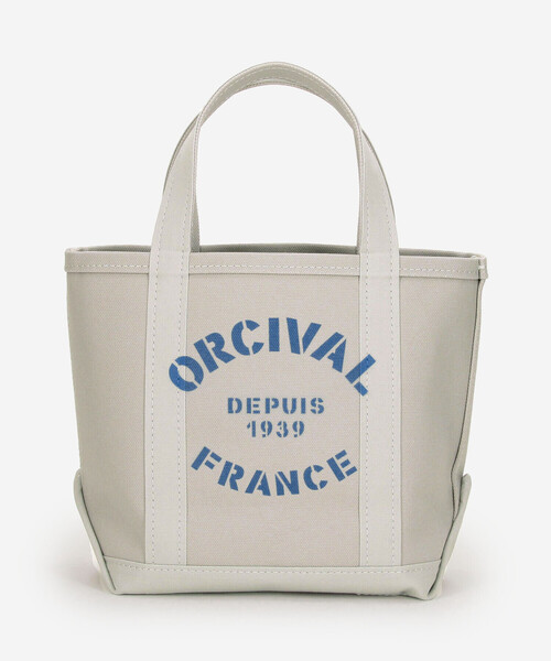 ORCIVAL（オーシバル）の「ORCIVAL | プリント キャンバストートバッグ 小 UNISEX（トートバッグ・レディース・グレー系その他/ホワイト系その他5・-）」の3枚目の写真