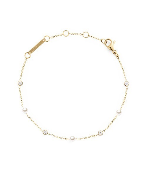 Daniel Wellington(ダニエルウェリントン)の「Pearl Bracelet パール ローズゴールド/ゴールド/シルバー(ブレスレット・レディース・ピンクゴールド/イエローゴールド/シルバー・ONE SIZE)」の1枚目の写真