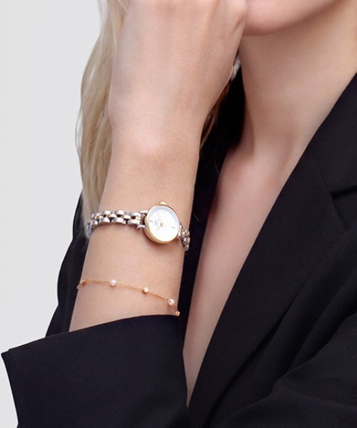 Daniel Wellington(ダニエルウェリントン)の「Pearl Bracelet パール ローズゴールド/ゴールド/シルバー(ブレスレット・レディース・ピンクゴールド/イエローゴールド/シルバー・ONE SIZE)」の12枚目の写真