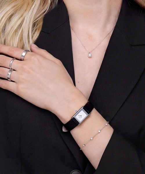 Daniel Wellington(ダニエルウェリントン)の「Pearl Bracelet パール ローズゴールド/ゴールド/シルバー(ブレスレット・レディース・ピンクゴールド/イエローゴールド/シルバー・ONE SIZE)」の14枚目の写真