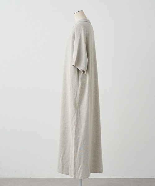 PUAL CE CIN（ピュアルセシン）の「ニットポロワンピース（ワンピース・レディース・ネイビー/ライトグレー・FREE）」の10枚目の写真