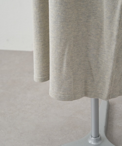 PUAL CE CIN（ピュアルセシン）の「ニットポロワンピース（ワンピース・レディース・ネイビー/ライトグレー・FREE）」の14枚目の写真