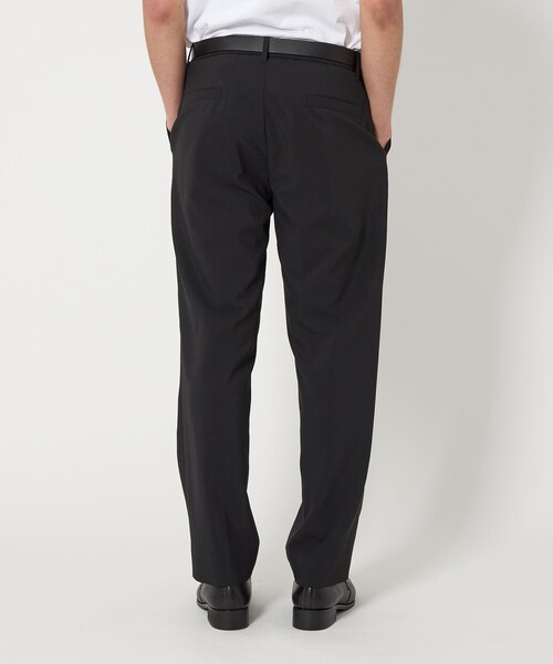 MONKEY TIME（モンキータイム）の「RENU TROシリーズ 1P テーパード イージー パンツ -セットアップ対応-（スラックス・メンズ・ブラック/ダークグレー・S/M/L/XL）」の5枚目の写真