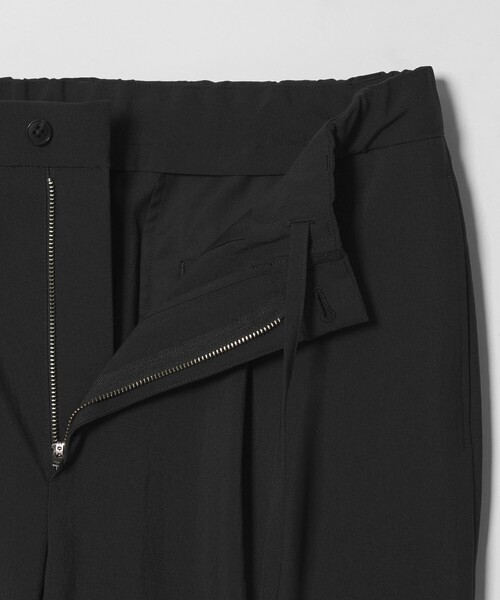 MONKEY TIME（モンキータイム）の「RENU TROシリーズ 1P テーパード イージー パンツ -セットアップ対応-（スラックス・メンズ・ブラック/ダークグレー・S/M/L/XL）」の8枚目の写真