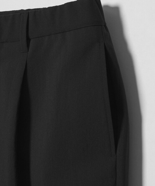 MONKEY TIME（モンキータイム）の「RENU TROシリーズ 1P テーパード イージー パンツ -セットアップ対応-（スラックス・メンズ・ブラック/ダークグレー・S/M/L/XL）」の10枚目の写真