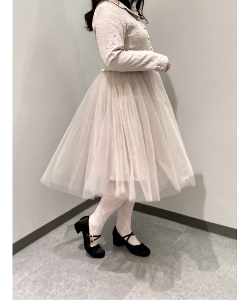 an another angelus（アンアナザーアンジェラス）の「【セットアップ対応】総レースショートジャケット（その他アウター・レディース・ピンクベージュ/アイボリー・FREE）」の16枚目の写真