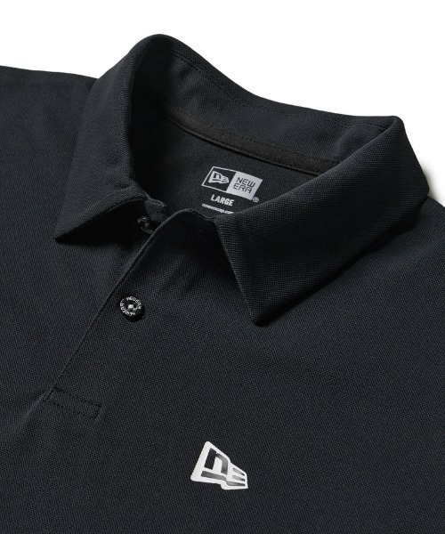 NEW ERA(ニューエラ)の「【NEW ERA】 半袖 ポロシャツ ゴルフ 鹿の子 S/S Polo Shirt GF SS KANOKO POLO VER LOGO BLK(ポロシャツ・メンズ・ブラック・MEDIUM/LARGE/X-LARGE)」の3枚目の写真