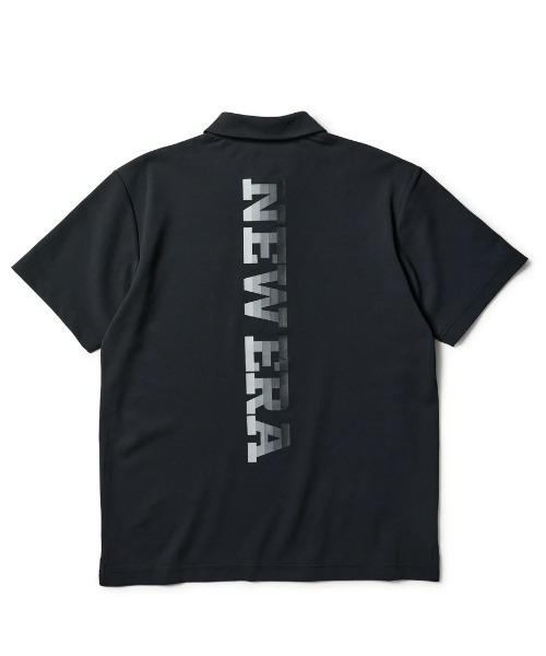 NEW ERA(ニューエラ)の「【NEW ERA】 半袖 ポロシャツ ゴルフ 鹿の子 S/S Polo Shirt GF SS KANOKO POLO VER LOGO BLK(ポロシャツ・メンズ・ブラック・MEDIUM/LARGE/X-LARGE)」の2枚目の写真