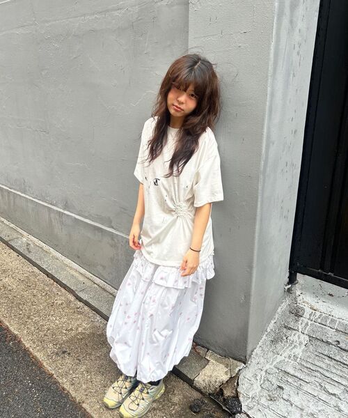 TYPESERVICE（タイプサービス）の「Scattered Ruched Top [White]（Tシャツ/カットソー・レディース・その他・FREE）」の8枚目の写真