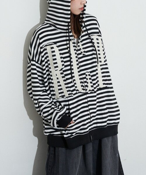 RePRODUCTION LABEL（リプロダクションレーベル）の「【RePRODUCTION LABEL / リプロダクションレーベル】ZIPフーディー（パーカー・レディース・ブラック/チャコールグレー/サックスブルー・FREE）」の22枚目の写真