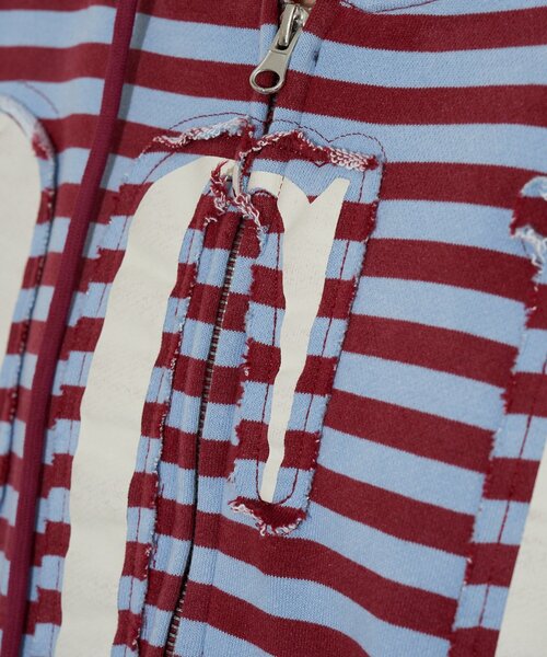 RePRODUCTION LABEL（リプロダクションレーベル）の「【RePRODUCTION LABEL / リプロダクションレーベル】ZIPフーディー（パーカー・レディース・ブラック/チャコールグレー/サックスブルー・FREE）」の4枚目の写真