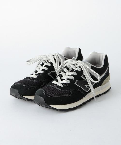 NEW BALANCE（ニューバランス）の「◆[ニューバランス]new balance ML574トーンカラースニーカー◆（スニーカー・レディース・ケリー/ベージュ/ブラック・24cm/22.5cm/23cm/24.5cm/23.5cm/25cm）」の4枚目の写真