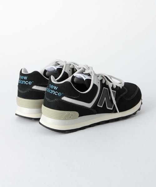 NEW BALANCE（ニューバランス）の「◆[ニューバランス]new balance ML574トーンカラースニーカー◆（スニーカー・レディース・ケリー/ベージュ/ブラック・24cm/22.5cm/23cm/24.5cm/23.5cm/25cm）」の7枚目の写真