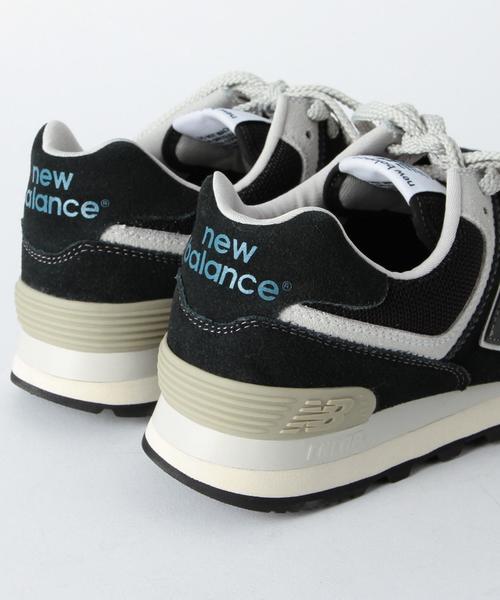 NEW BALANCE（ニューバランス）の「◆[ニューバランス]new balance ML574トーンカラースニーカー◆（スニーカー・レディース・ケリー/ベージュ/ブラック・24cm/22.5cm/23cm/24.5cm/23.5cm/25cm）」の9枚目の写真