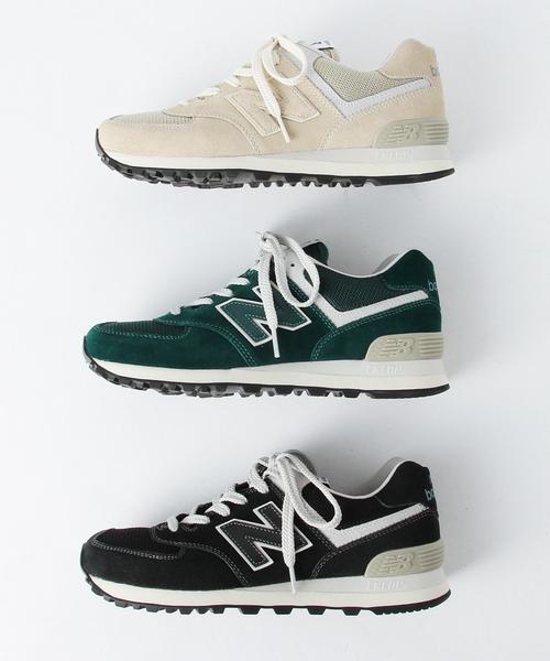 NEW BALANCE（ニューバランス）の「◆[ニューバランス]new balance ML574トーンカラースニーカー◆（スニーカー・レディース・ケリー/ベージュ/ブラック・24cm/22.5cm/23cm/24.5cm/23.5cm/25cm）」の11枚目の写真