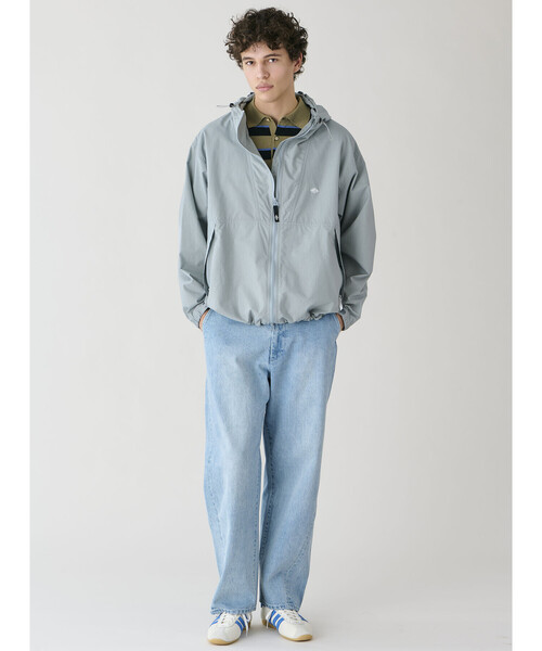 DANTON（ダントン）の「DANTON | スタナーナイロン フードショートジャケット MEN（ナイロンジャケット・メンズ・ブラック/オリーブ/グレー系その他・L/M）」の4枚目の写真