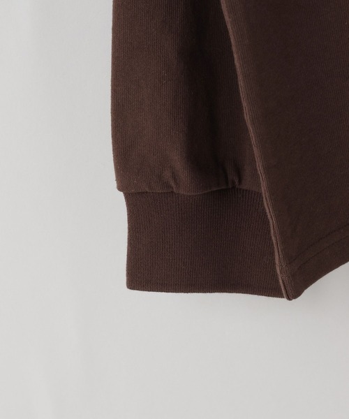 LOWRYS FARM（ローリーズファーム）の「LFM(U)【MICKEY】ラインポロLS　 653952（Tシャツ/カットソー・メンズ・ネイビー/ブラウン・LARGE/MEDIUM）」の5枚目の写真