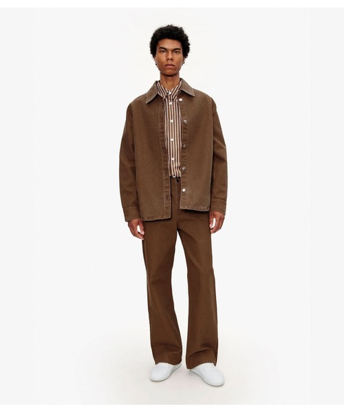 A.P.C.（アーペーセー）の「SURCHEMISE A BOUTONS-PRESSION（シャツ/ブラウス・メンズ・ブラウン系その他・M/L/S）」の2枚目の写真