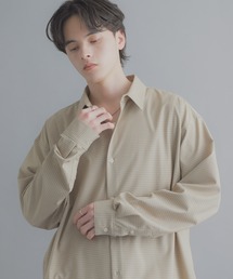 SENSE OF PLACE by URBAN RESEARCH | マイクロチェックレギュラーカラーシャツ(シャツ/ブラウス)