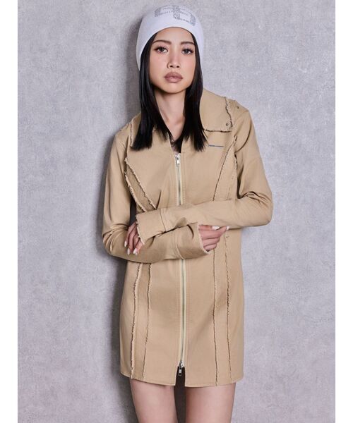 GYDA（ジェイダ）の「GG bijouニットCAP（ニットキャップ/ビーニー・レディース・オフホワイト/ブラック・FREE）」の13枚目の写真