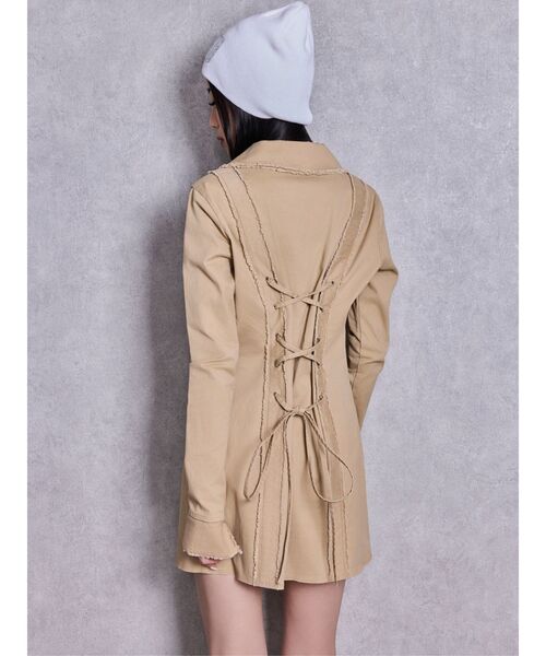 GYDA（ジェイダ）の「GG bijouニットCAP（ニットキャップ/ビーニー・レディース・オフホワイト/ブラック・FREE）」の14枚目の写真